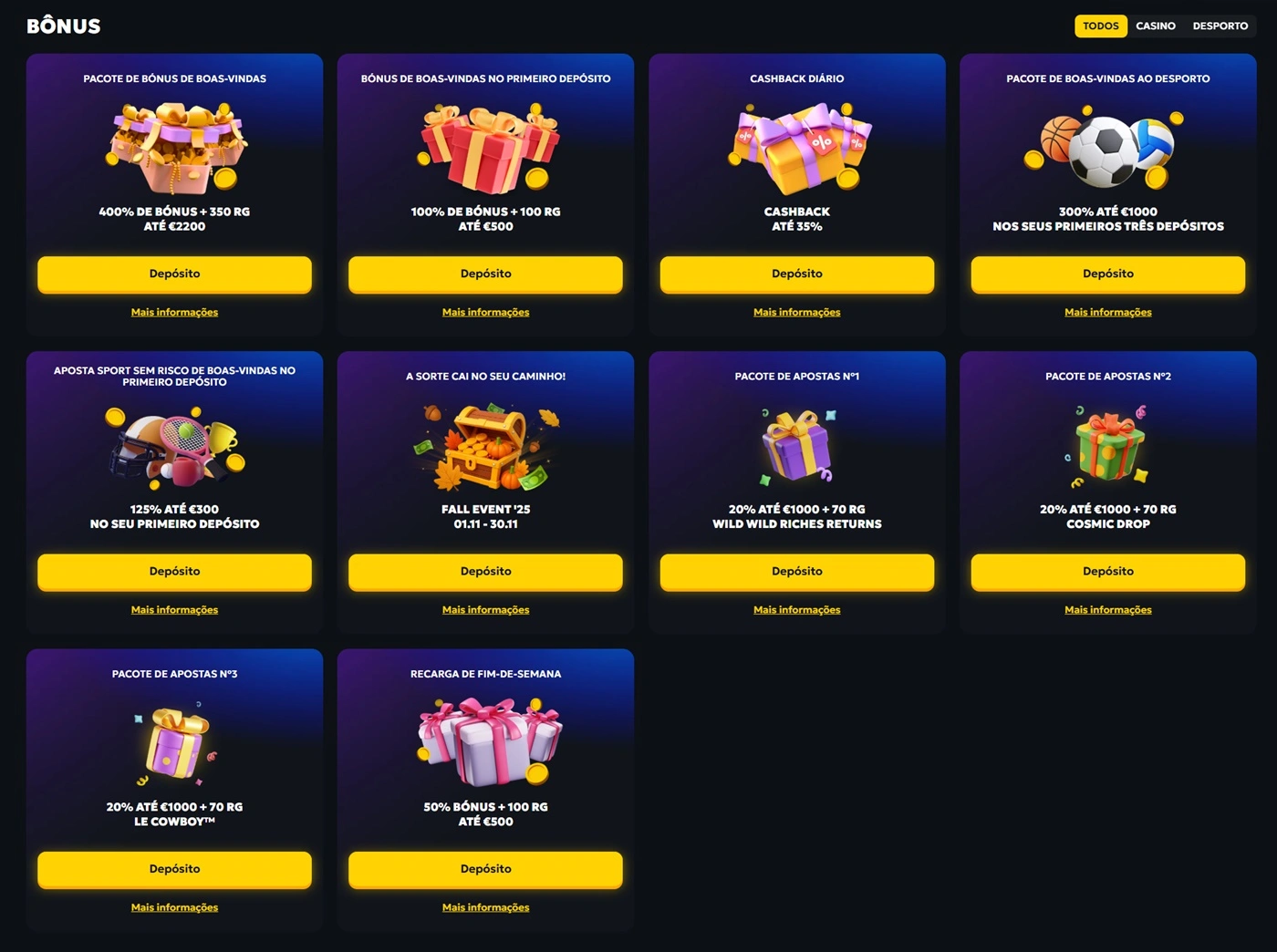 Casabet bonus registo