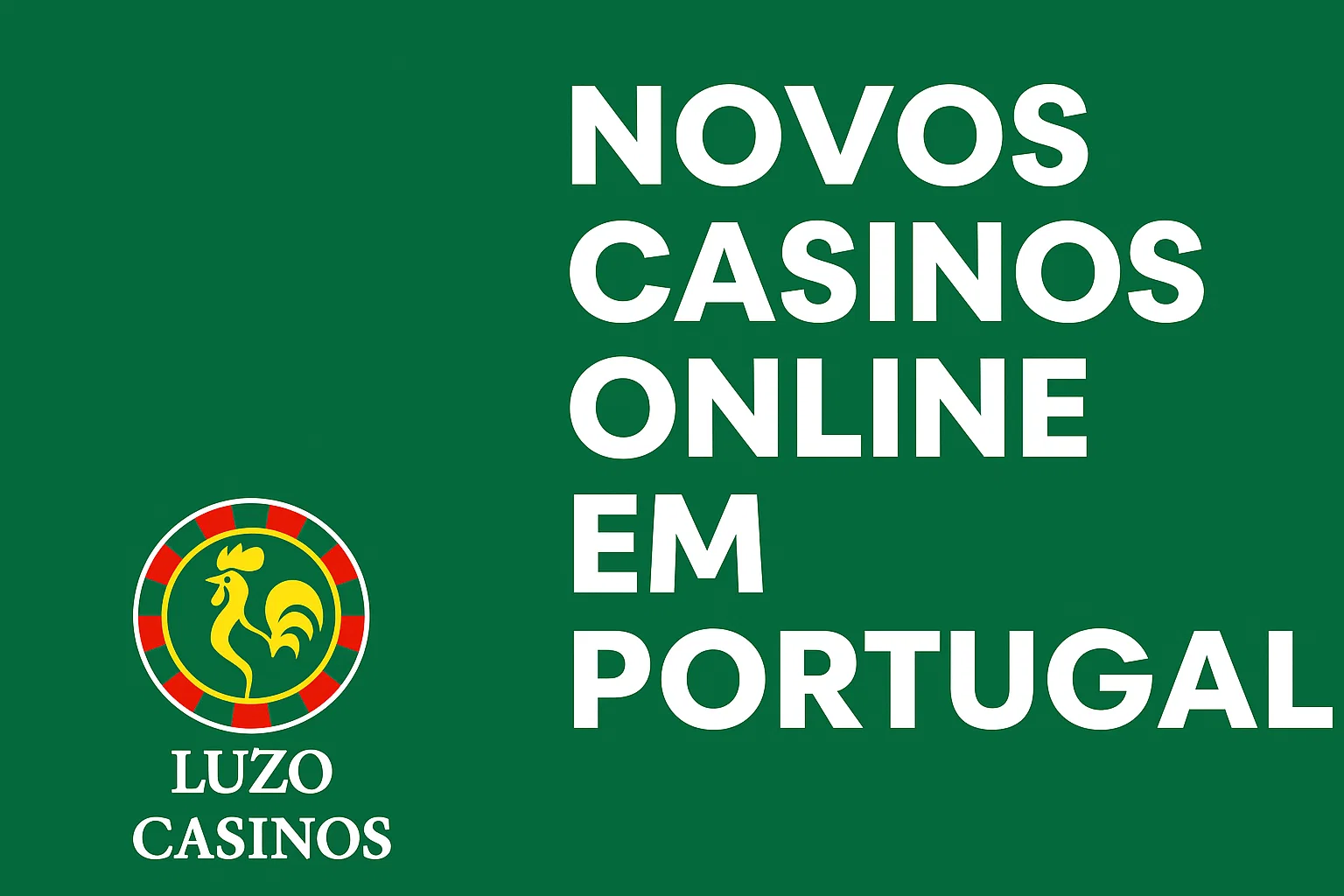 Novos casinos online em Portugal