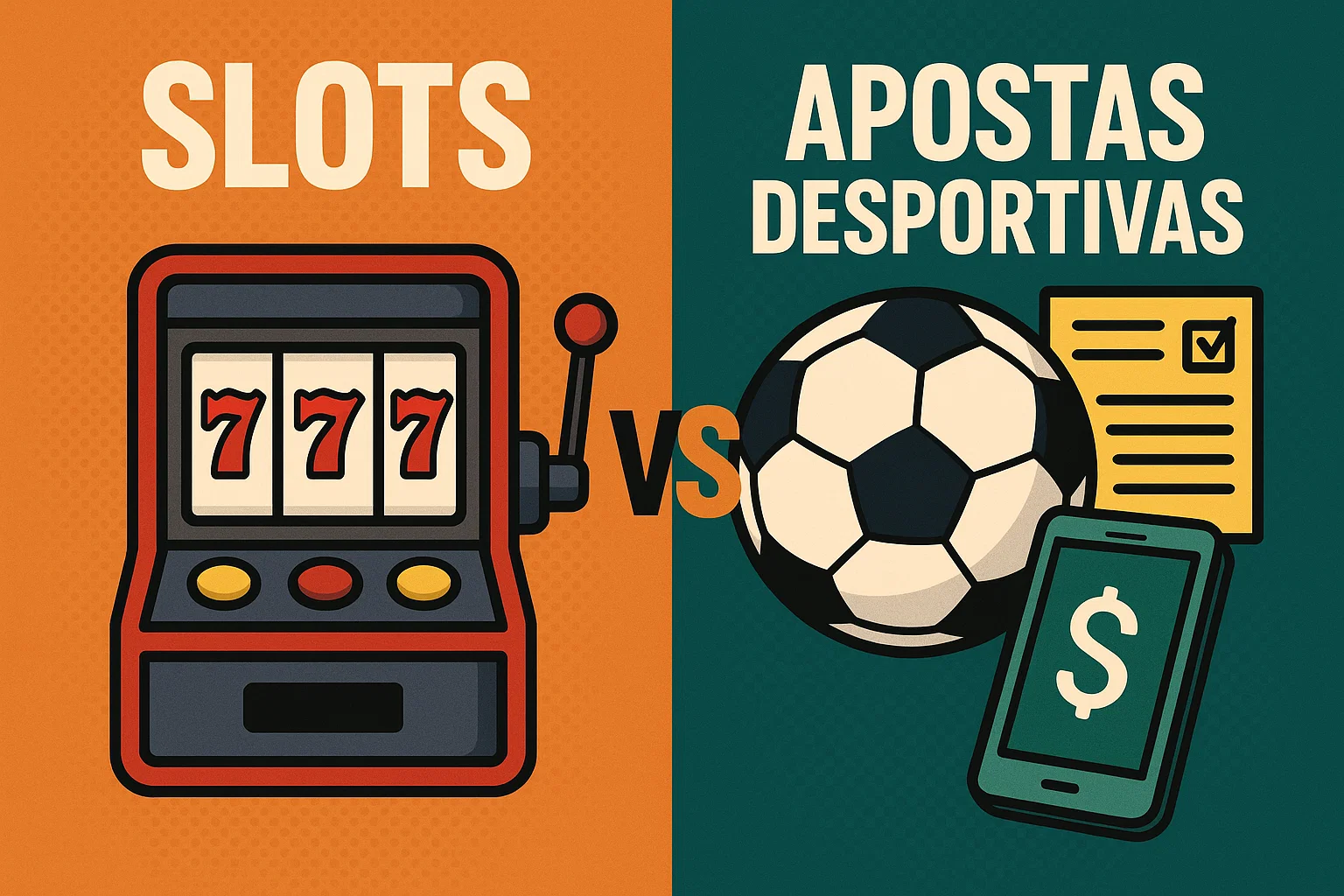 Slots vs Apostas Desportivas